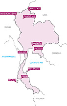 Thailand map